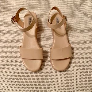 Steve Madden Recover Buckle Platform Sandals, Nude